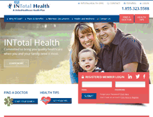 Tablet Screenshot of myintotalhealth.org